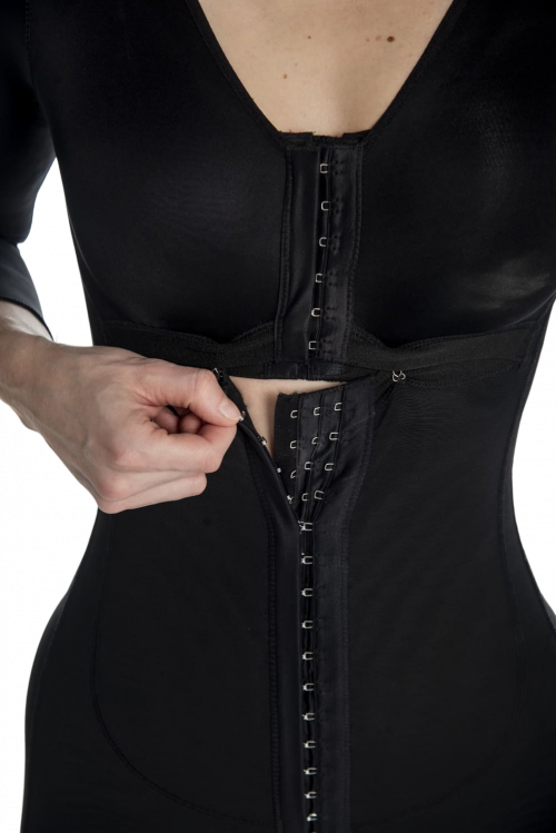 Ref. 6052: Mid-Calf Post-Lipo Garmentwith 3/4 Sleeves - Image 5